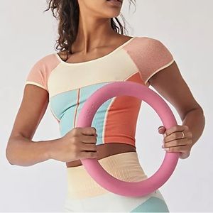 Free people movement point break color block top
